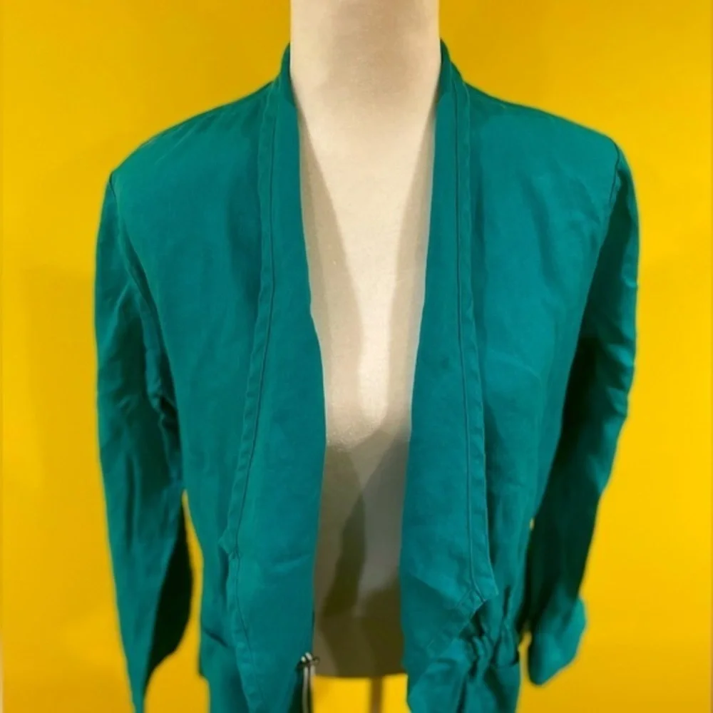 5 for $25 ❄️ Chaus New York‎ Teal Jacket Small - Picture 5 of 9